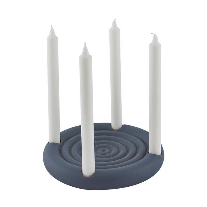 Savi Advent Candleholder - Midnight Blue for wholesale by OYOY LIVING DESIGN