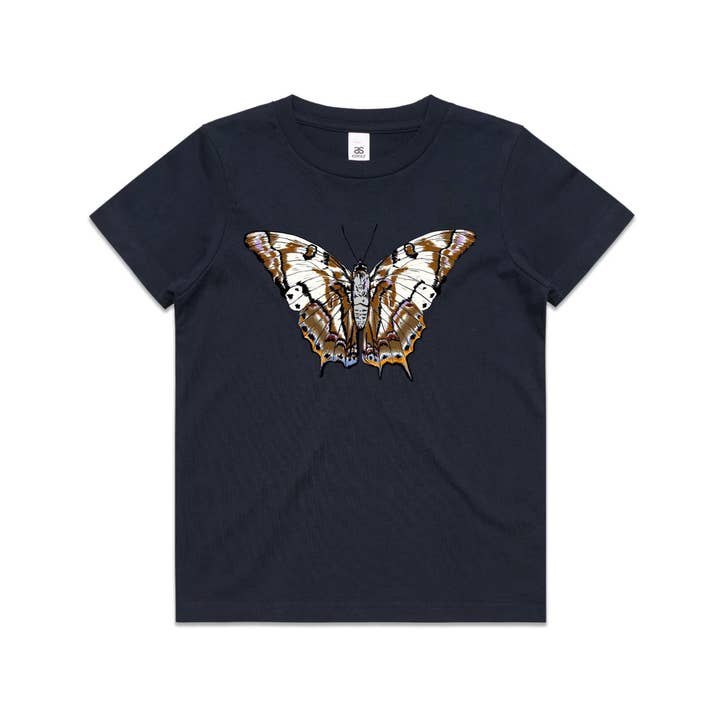 High Tees - Wholesale Screen Printed T-Shirt - Kids - Tailed Emperor Butterfly Kids T shirt2