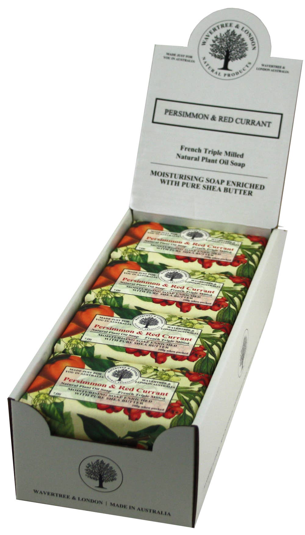 Wavertree & London - Wholesale Bar Soap - Wavertree Persimmon & Red Currant Luxury Soap Bars1