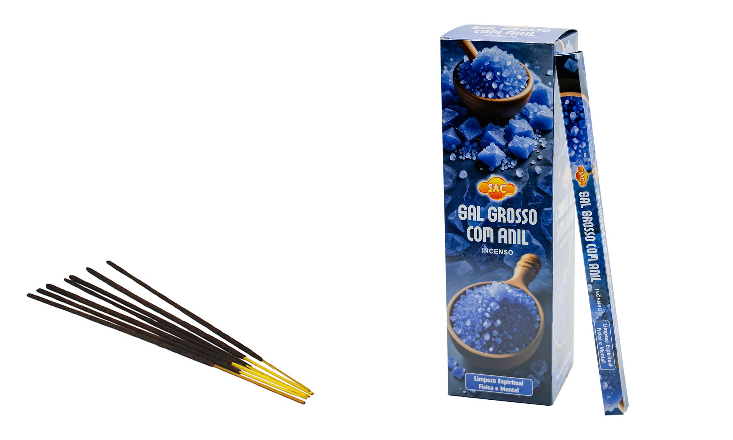 Esoterica Arte - Wholesale Incense - Inc. SAC Coarse Salt w/ Anil (25 units)