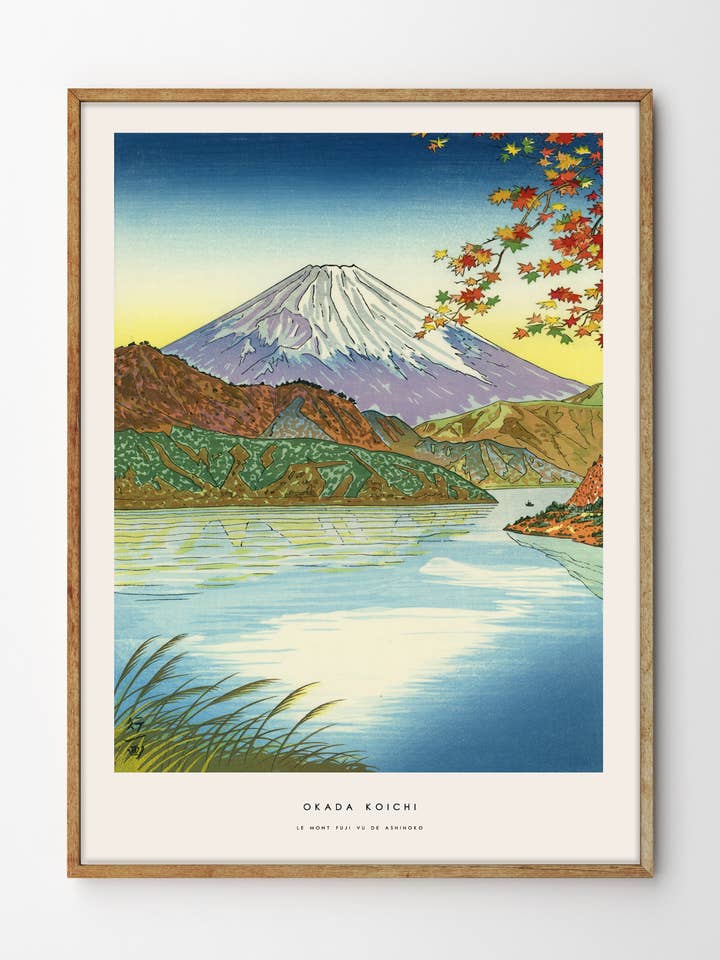 Koichi Okada, Le mont Fuji vu de Ashinoko pour la vente par Gustave