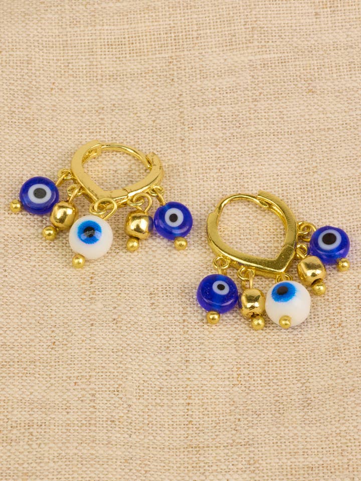 Pendientes colgantes con amuleto de mal de ojo para venta al por mayor de Namaste