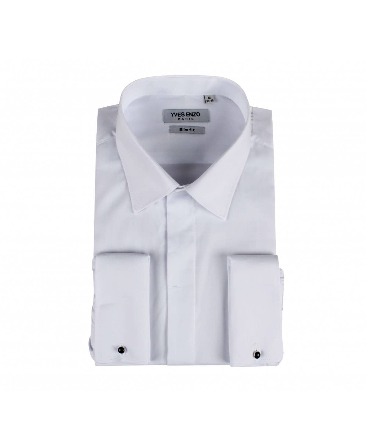 Yves Enzo - Venta al por mayor Camisa - Hombre - Camisa slim fit puño francés2