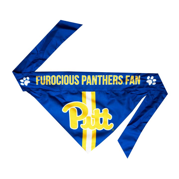 Bandana réversible pour animaux de compagnie de la NCAA Pittsburgh Panthers pour la vente par Little Earth Productions