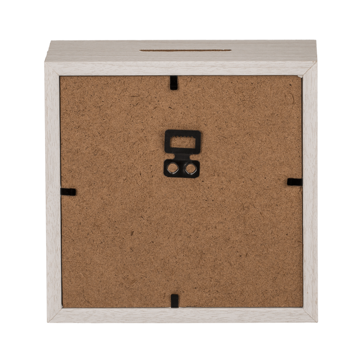 Out of the blue KG - Wholesale Money/Piggy Bank - White wooden savings box, Travel Fund,1