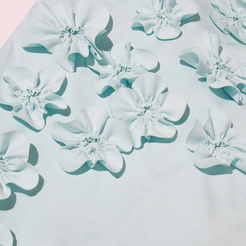 Sanyao Fashion – Engroshandel Kjole - Dame – SY165 Håndlavet 3D blomsterkjole - efterårs elegance17