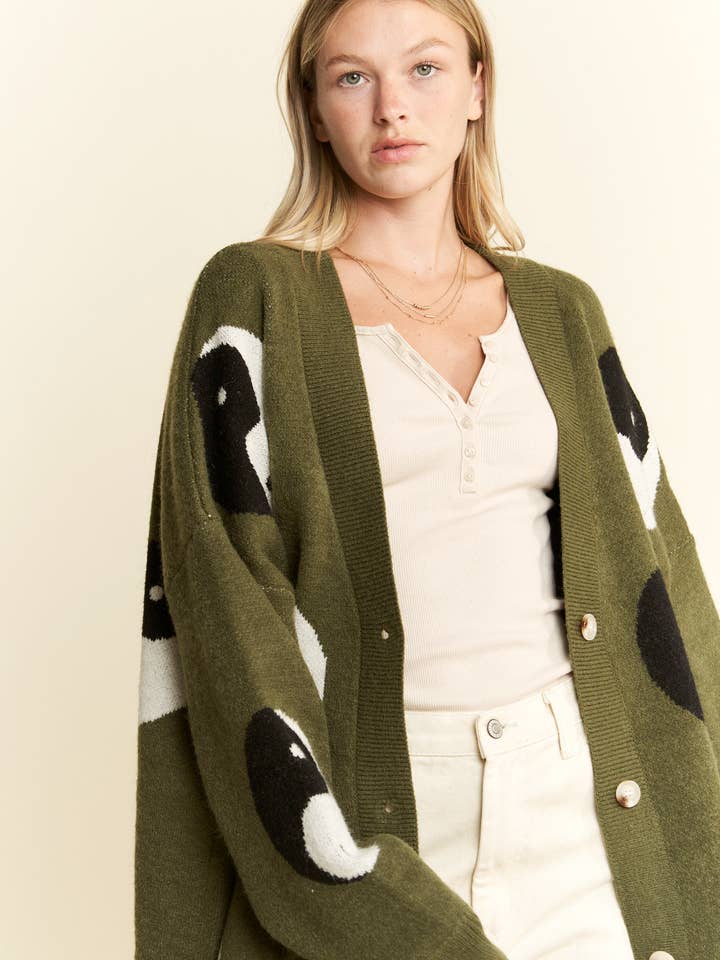 JADE BY JANE - Wholesale Cardigan - Women's - PLUS SIZE OVER SIZED YIN YANG CARDIGAN7
