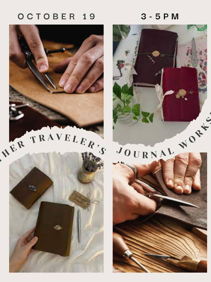 Leather Journal Workshop for wholesale by SLG Leather & Haberdashery