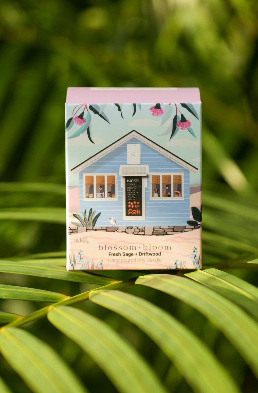 Blossom and Bloom - Wholesale Jar/filled candle - Fresh Sage + Driftwood - Small 220 g1