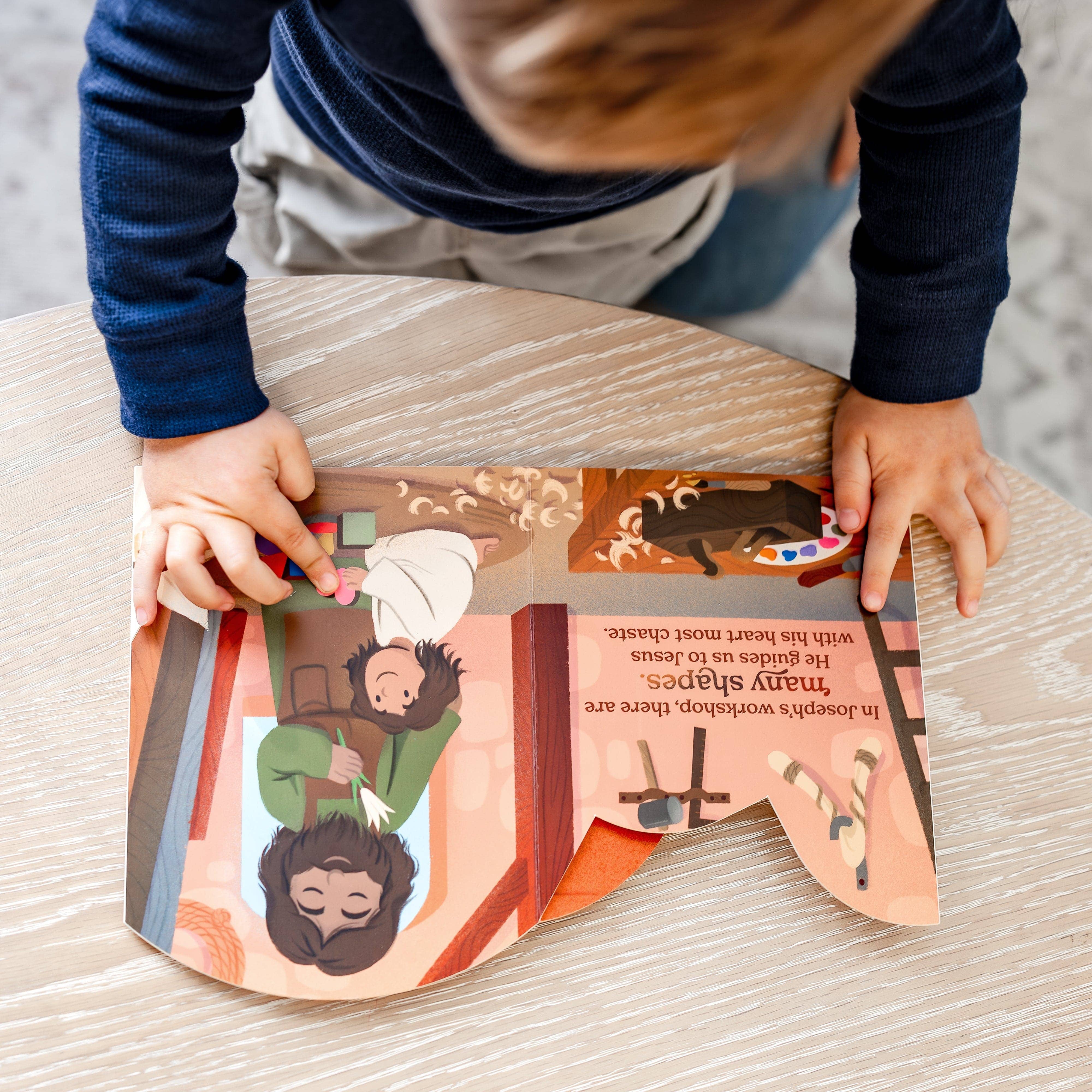 The Little Rose Shop - Wholesale Book - Kids - Joseph's Workshop of Shapes Board Book4