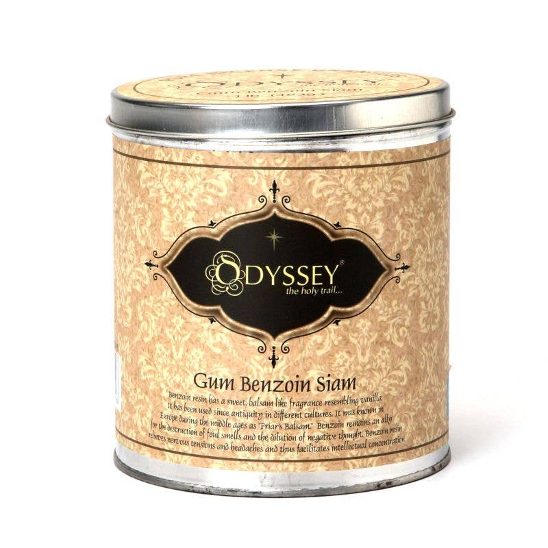 Excelsior Incense Works - Wholesale Incense - Odyssey Brand Premium Resin Incense - Gum Benzoin Siam - 1 P0