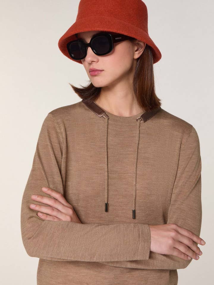 Rodier - Wholesale Knit Sweater - Women's - Merino wool crew neck sweater3