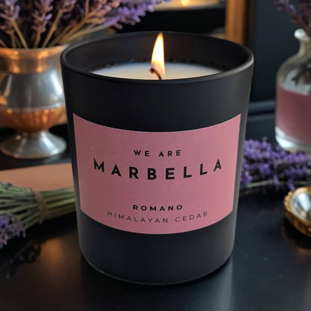 Romano - Himalayan Cedar - Luxury Candle for wholesale by We Are Marbella