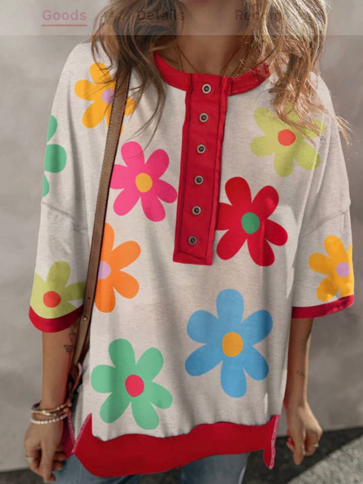 Daisy Top til kvinder for engroshandel hos Lil Darlins Boutique