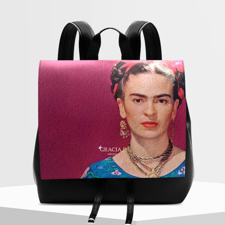 Zaino Molly di Gracia P - Italian Backpack - Frida per la vendita all'ingrosso da parte di GLOBALSHOP SRL