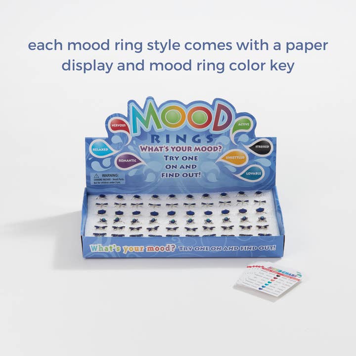 GeoCentral - Wholesale Band/Stacked Ring - Animal Band Mood Rings