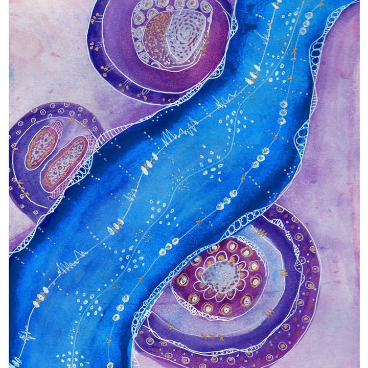 Ecstasy Crafts Distributing - Venta al por mayor Material para manualidades - JL Papel de Arroz Río Moodle Mindful Moodling 210x297mm nr.190