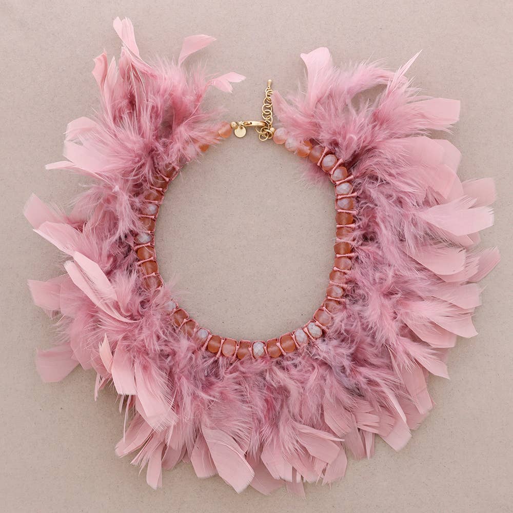Sonata - Wholesale Choker/Collar - Crystal Feather Necklace5