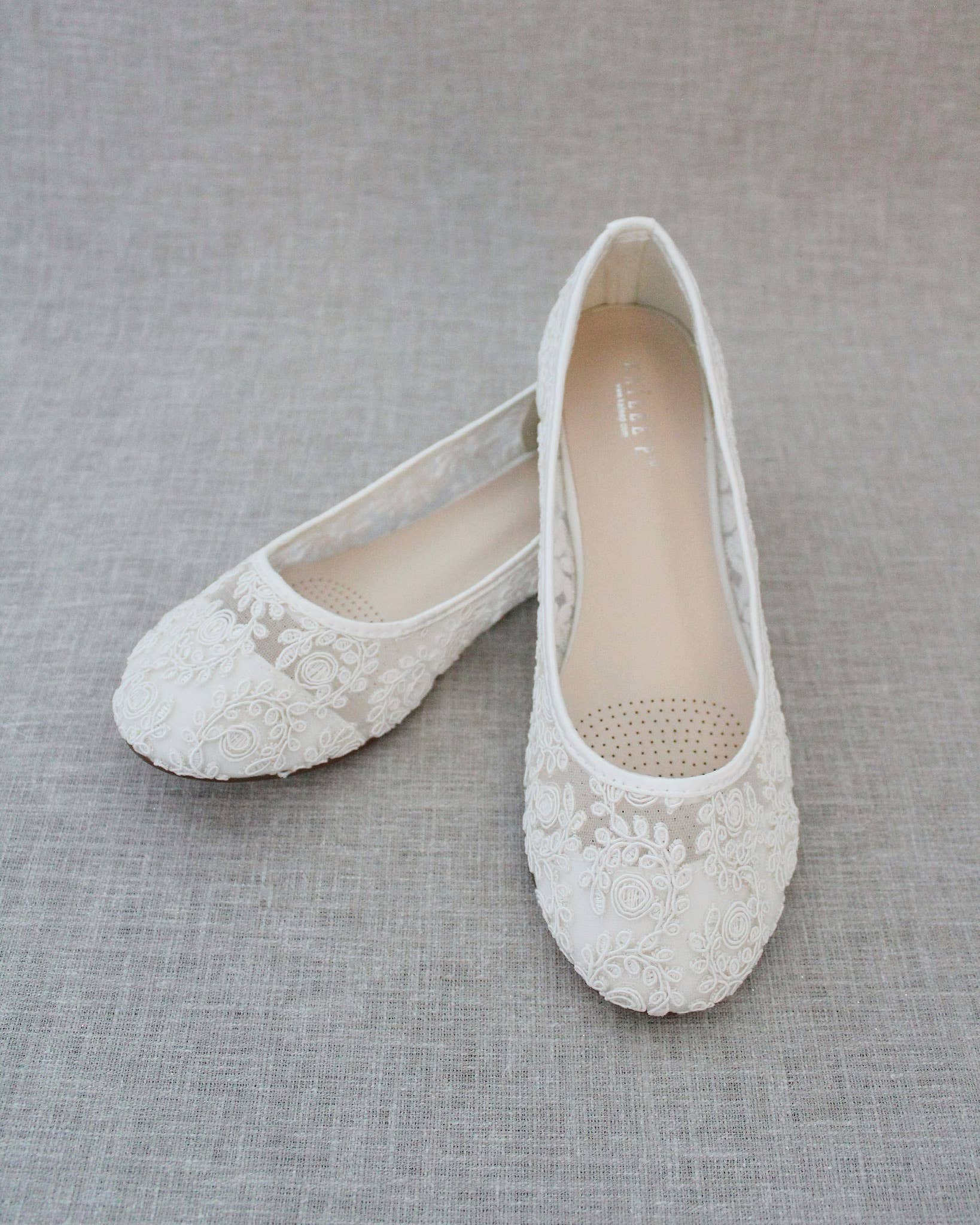 Kailee P. - Wholesale Flats - Women's - Crochet Lace Ballet Flats4