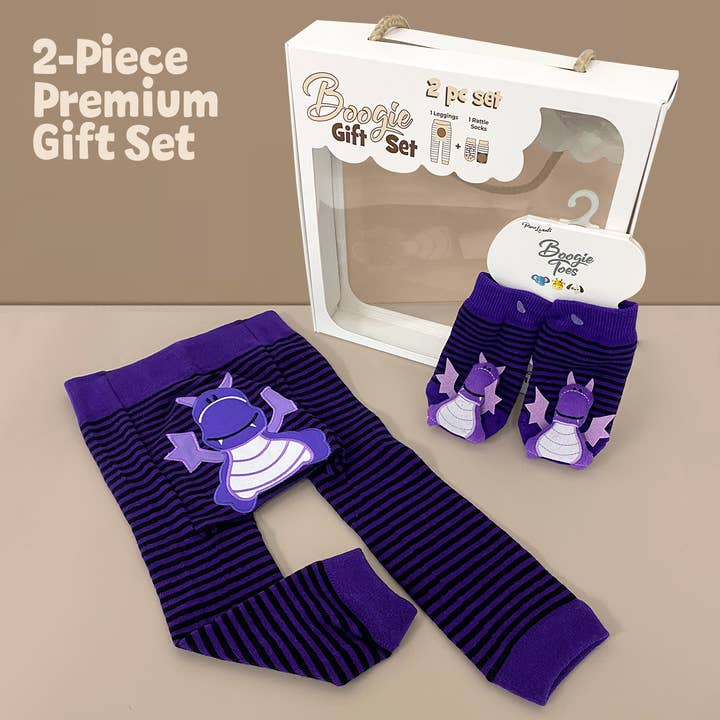 Purple Dragon Halloween 2-Pc Boogie Toes & Tight Baby Presentset, upp till 18 månader för wholesale av Boogie Toes