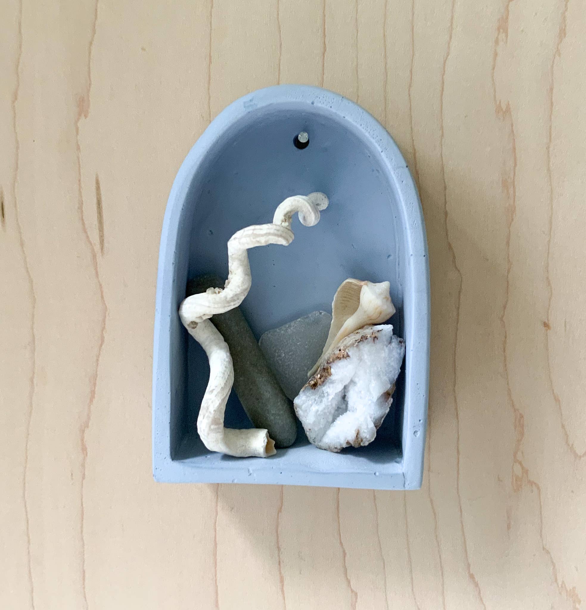 Left Corner Goods - Wholesale Wall Mounted Shelf - Curio Arch Shelf for Trinkets, Wall Altar Shrine1