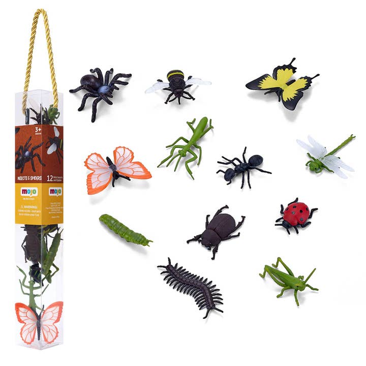Mojo Mini-World Insects & Spiders Collection Tubes for wholesale by Mojo