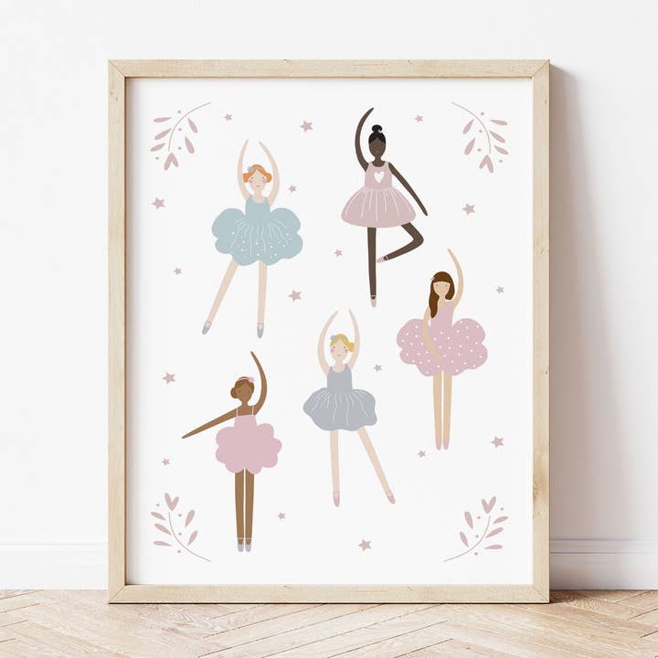 Ballerinas Print for wholesale by The Little Jones