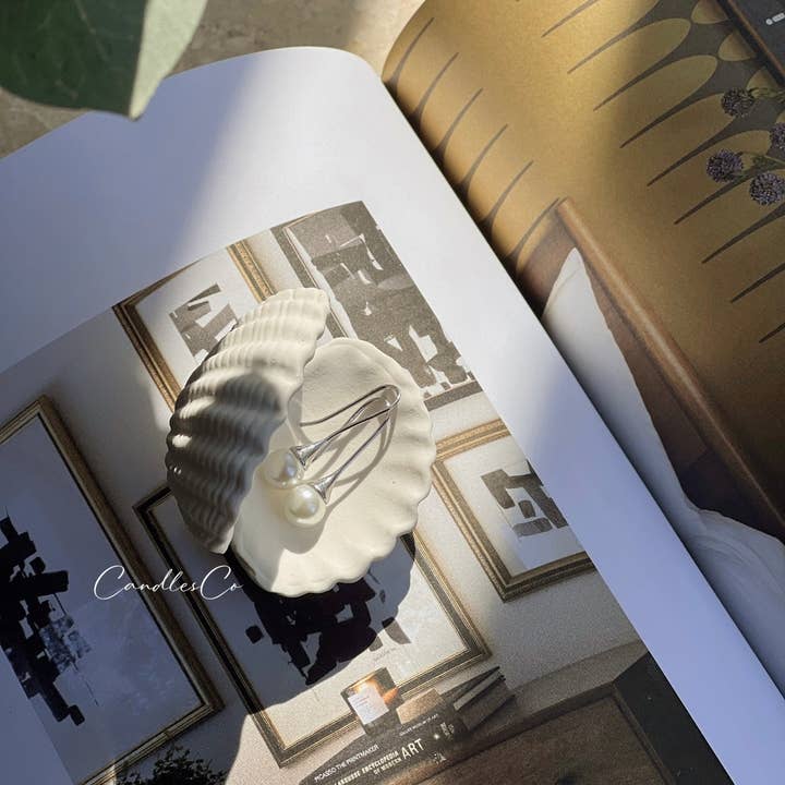 CandlesCo Australia - Wholesale Jewellery dish - Mini Scallop Trinket1