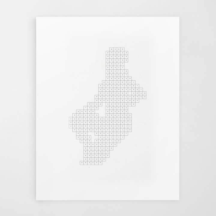 Coloready - Wholesale DIY Craft Kit - 8-Bit Nude | Modern Paint By Numbers Kit
