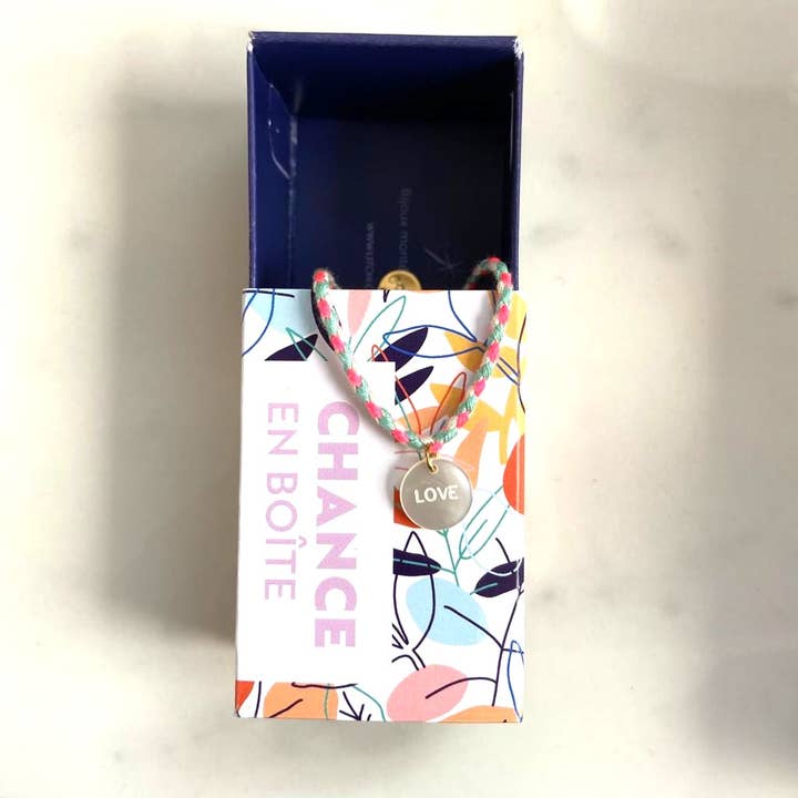 LITCHI - Wholesale Charm/Dangle Bracelet - LOVE Cord Bracelet1