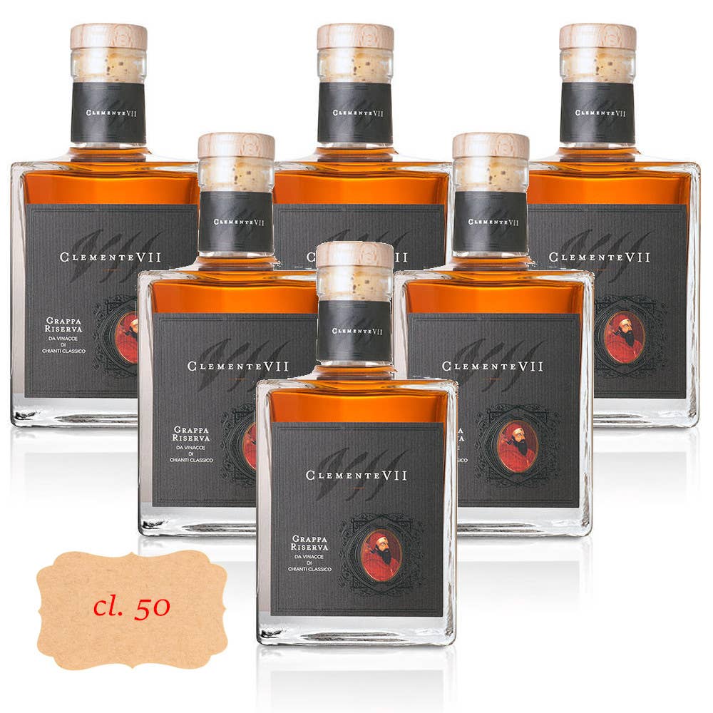 Metina SAS – Bebidas alcoólicas pré-misturadas/prontas por atacado – Grappa Clemente VII Cl. 50 Castelli Del Grevepesa1