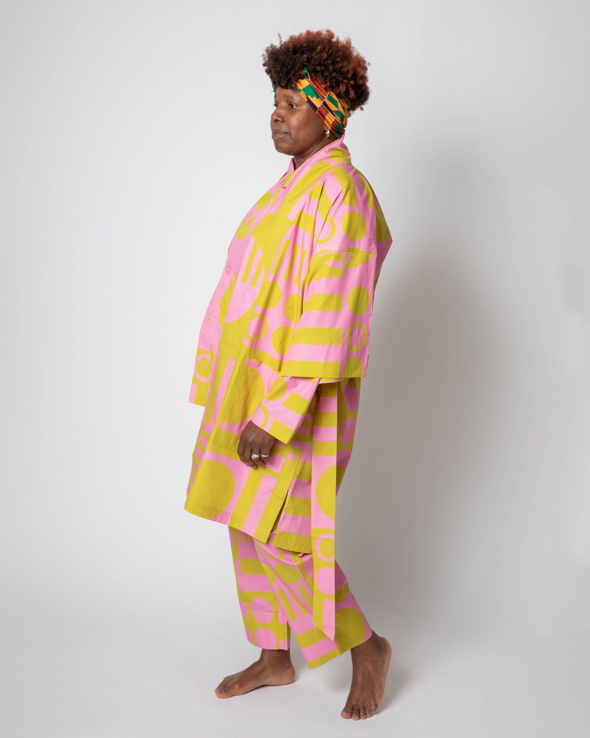 Irregular Sleep Pattern – wholesale Robe – Women's – Paradox Robe in Wasabi1