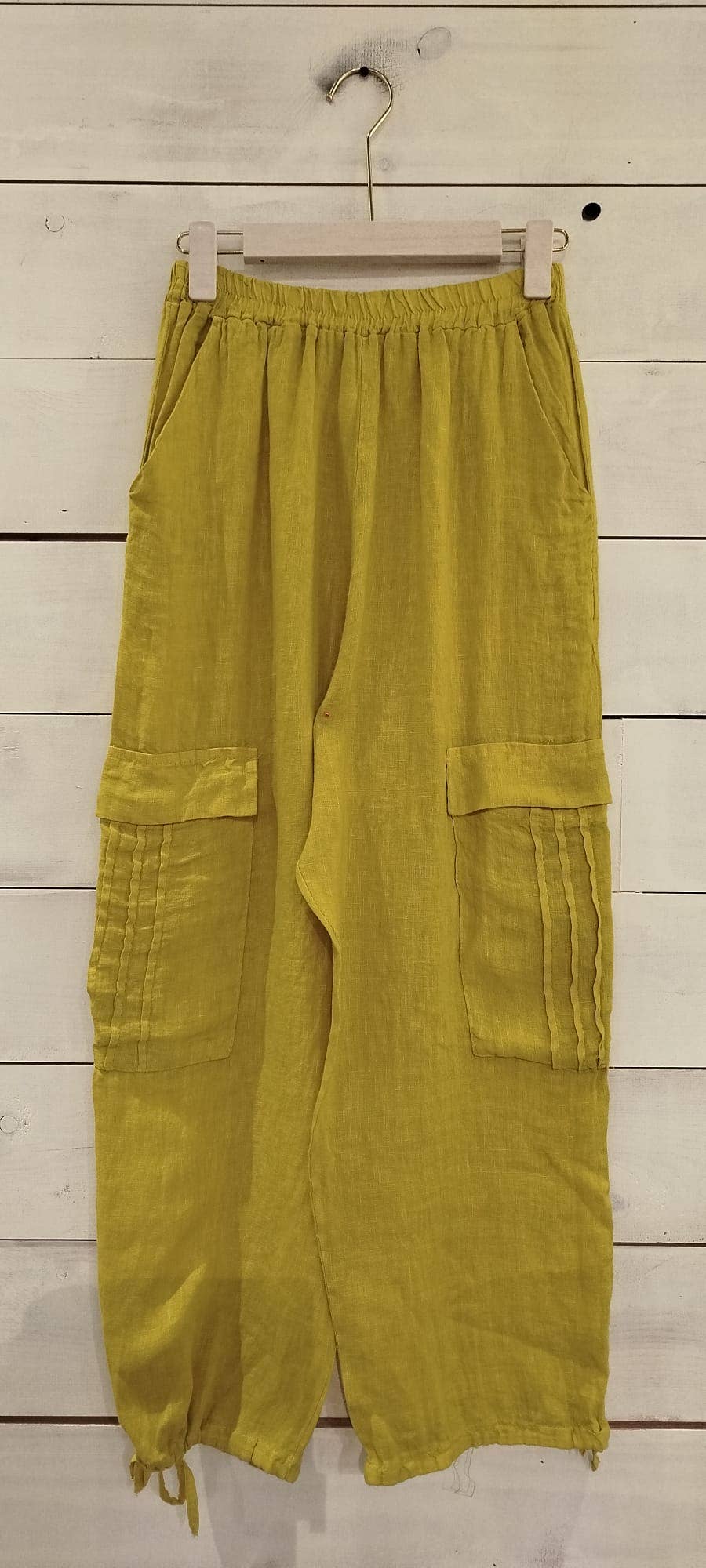 Linos y Textiles - Wholesale Pants - Women's - REF: 6443 100% linen trousers0