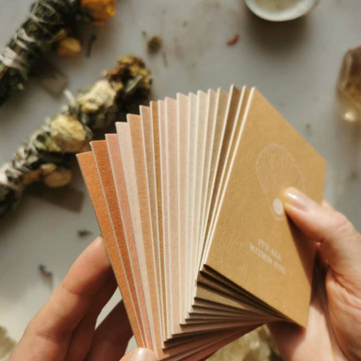 Anna Cosma - Wholesale Stationery/Notecard Set - COSMIC AFFIRMATIONS - CARD SET - 17 CARDS IN A SET - ORACLE