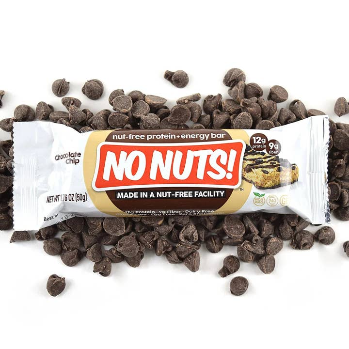 No Nuts! - Vendita all'ingrosso Barrette - Barrette Snack con Gocce di Cioccolato - Confezione da 12 Barrette4
