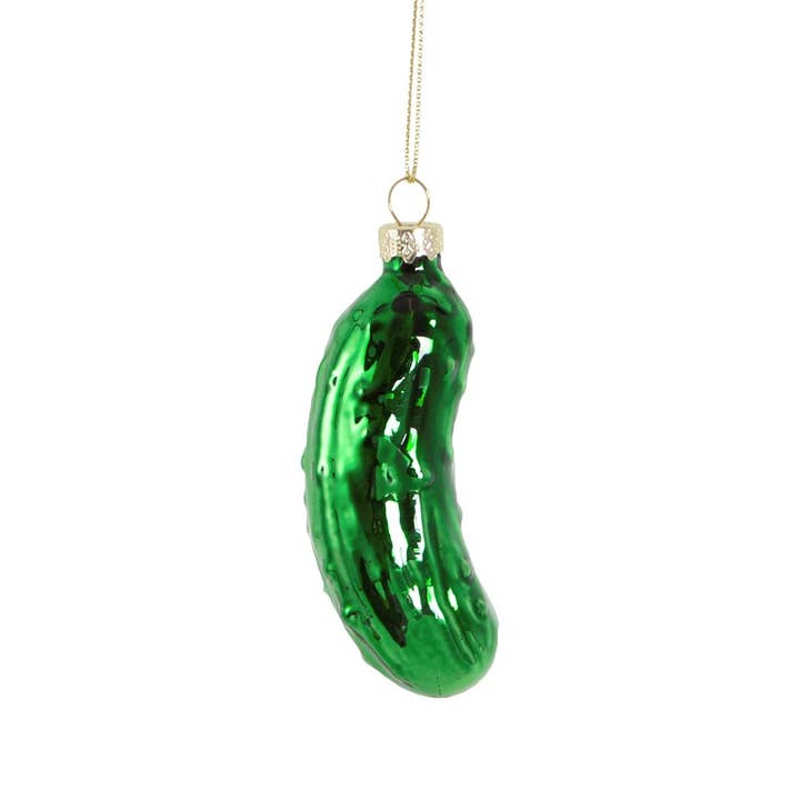 Gherkin Shaped Bauble for wholesale by Sass & Belle Europe