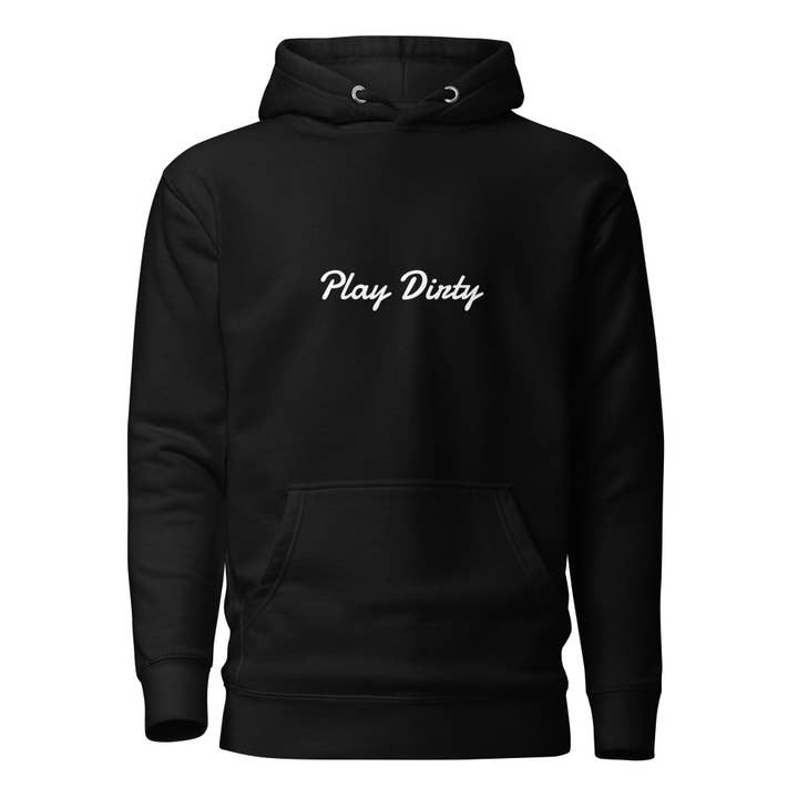 'Play Dirty' Unisex Cozy Hoodie for wholesale by BeachBox