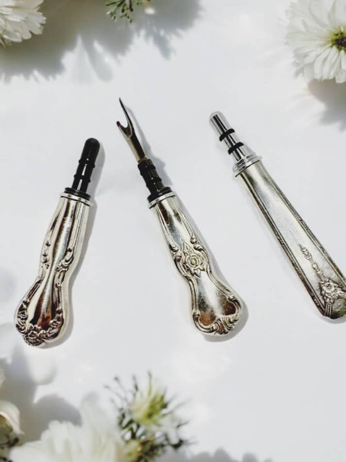 Handmade Seam Ripper – Vintage Silverware Handle
for wholesale by Spoon Jewelry By Emily