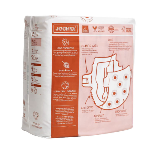 Joonya - Wholesale Diaper (Cloth) - Baby - Joonya Diapers Size 3 M (9-18 lb) - 1 Bag of 282