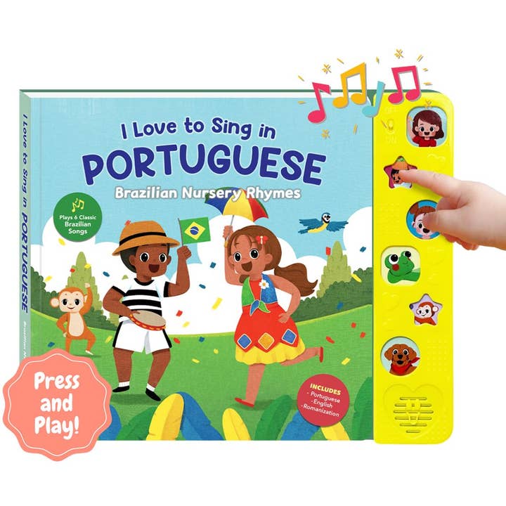 I Love to Sing in Portuguese: Nursery Rhymes for wholesale by Heritage Kids Press