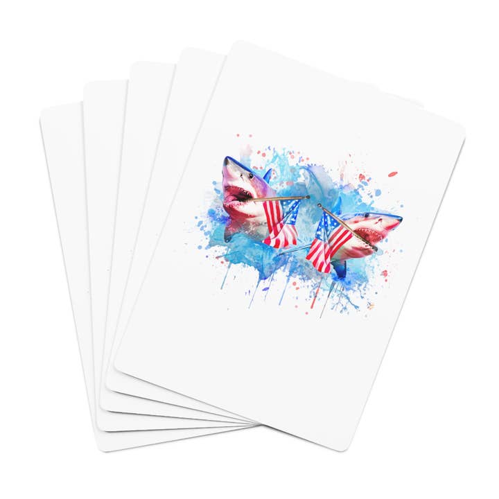 Brugerdefinerede pokerkort for engroshandel hos 2 Sharks Apparel And More