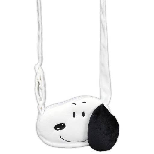 K-Wonderland – wholesale Crossbody bag – kids – Snoopy Face Plush Crossbody Bag – Official Peanuts Licensed3