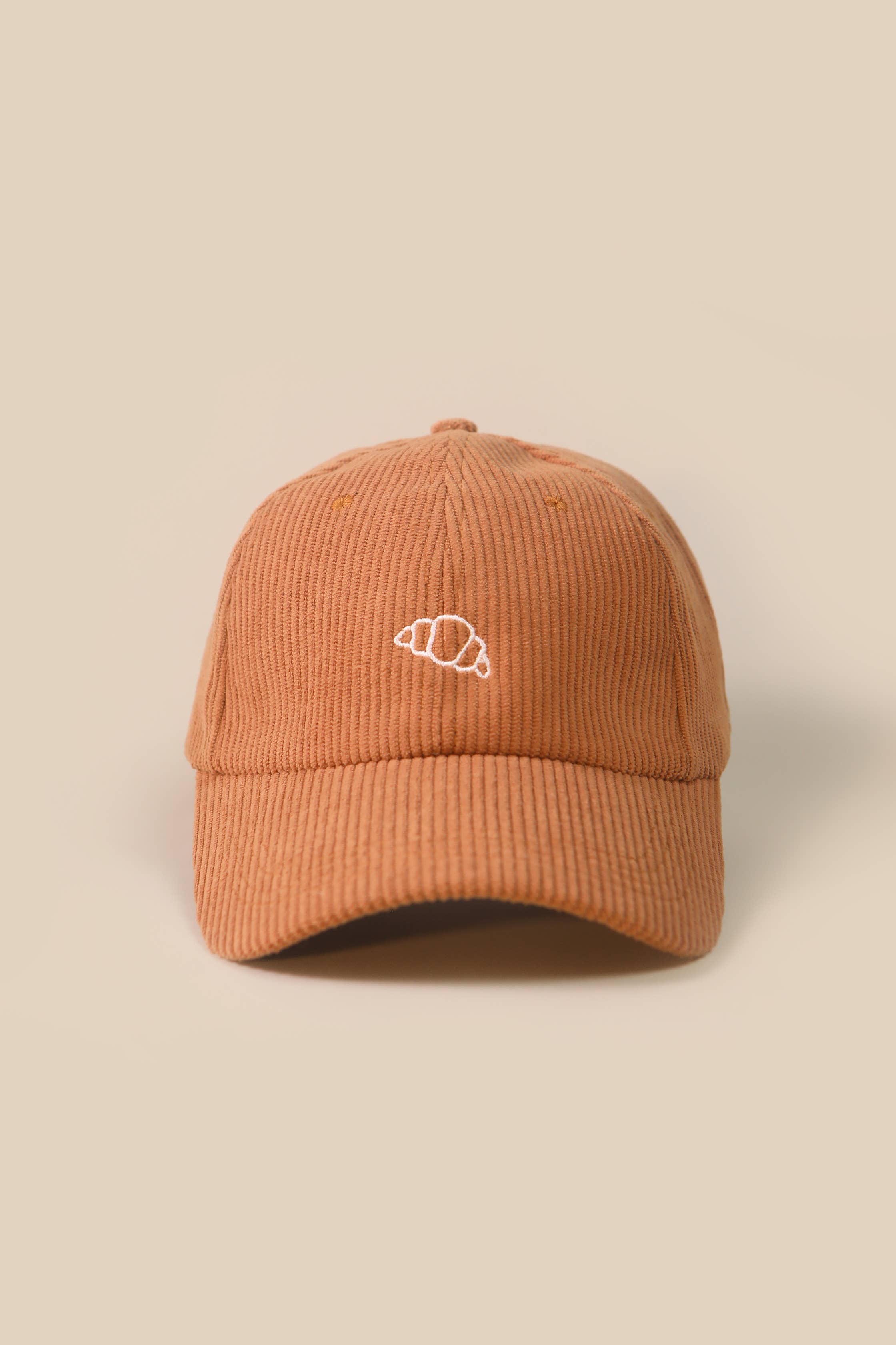 LoveLina - Wholesale Baseball Cap - Women's - Croissant Corduroy Baseball Cap (JOSA)3