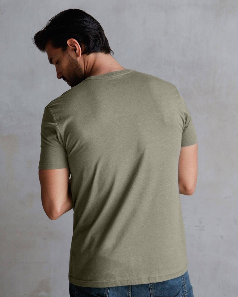 INTO THE AM – T-shirt – Homem por atacado – T-shirt Básica Ajustada Premium para Homem (de Marca)14