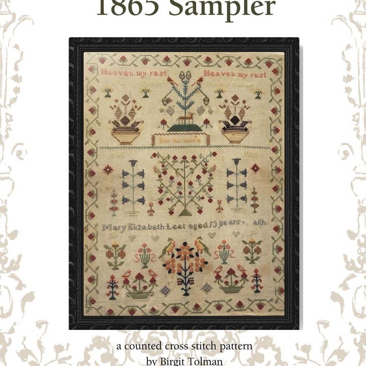 The Wishing Thorn - Wholesale Embroidery/Cross Stitch Supplies - Mary Elizabeth Leet Sampler Pattern 18650