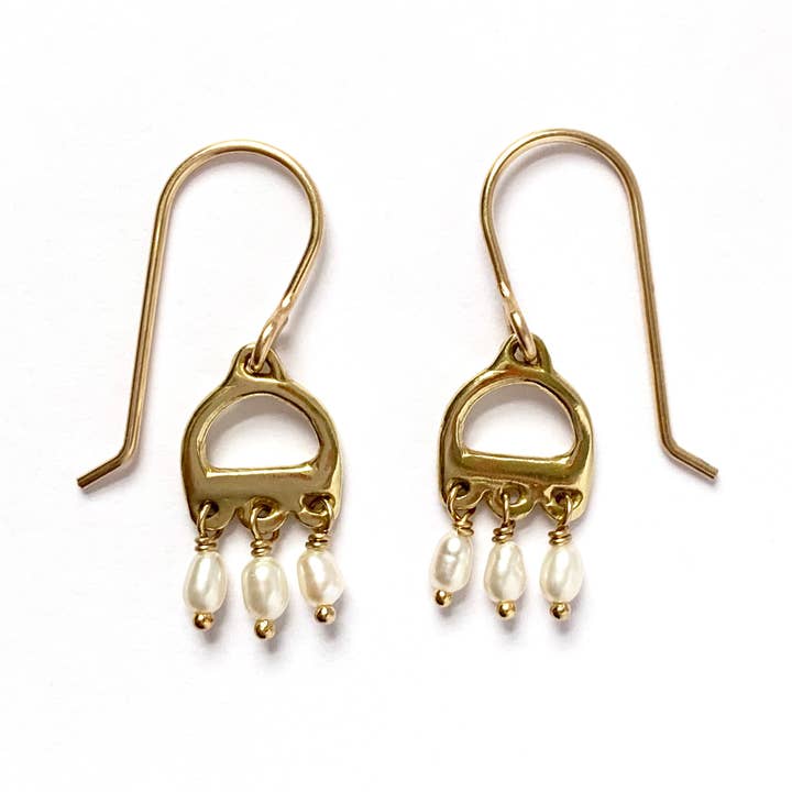 Small Rococo Earrings for wholesale by Goldeluxe Jewelry