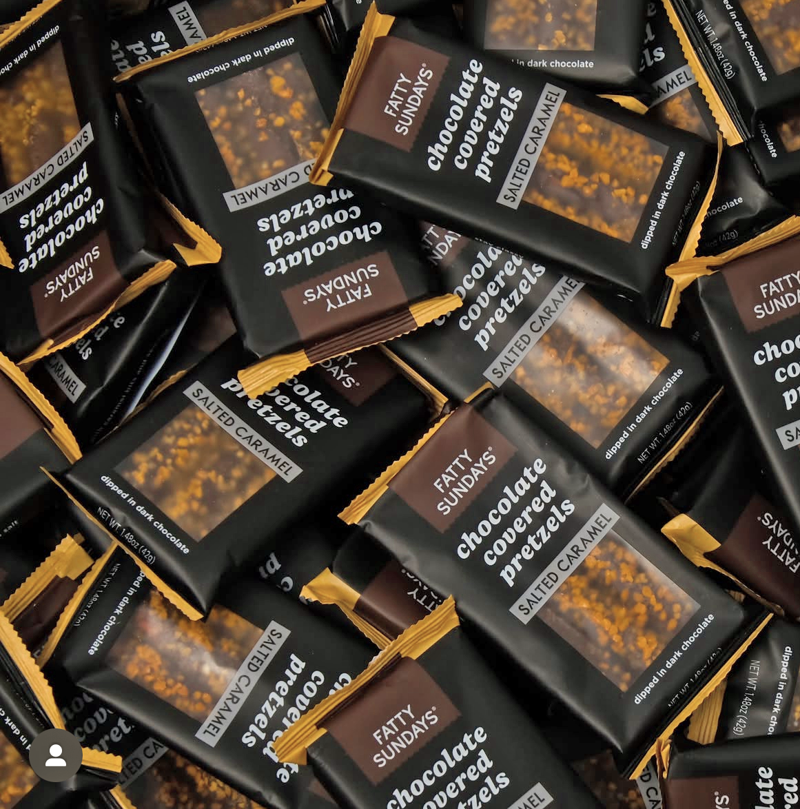 Fatty Sundays - Wholesale Chocolate Covered Sweets - Salted Caramel Chocolate Covered Pretzels (3-pack)4