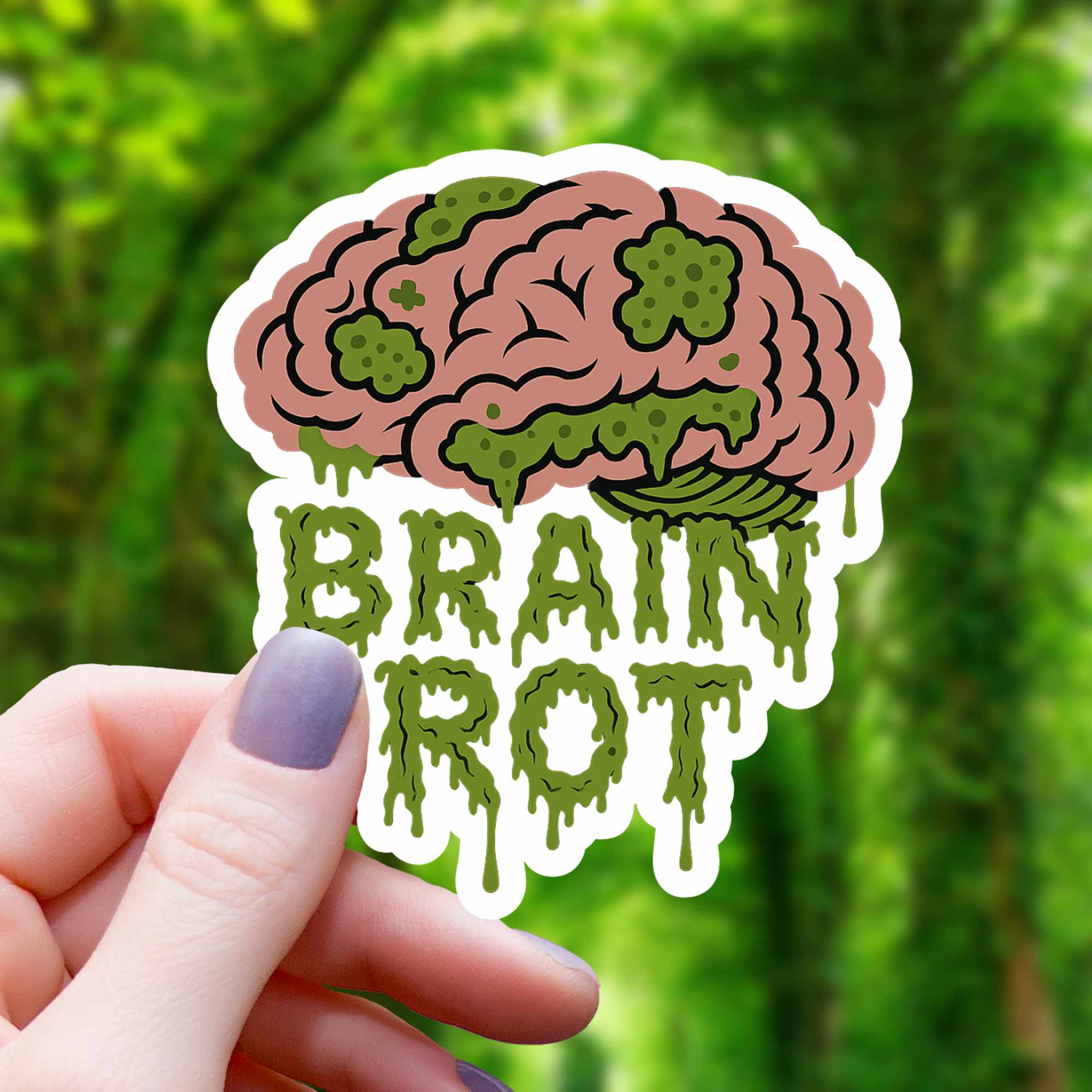 Mimic Gaming Co – wholesale Klistermärke – Hjärnröta Rolig Klistermärke - 30