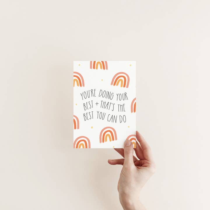 You're Doing Your Best Card // Lockdown Card // for wholesale by Lydia Southgate