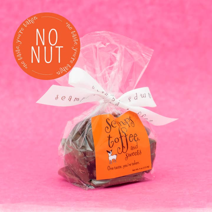 Scamps Toffee - Wholesale Toffee - 4oz Bags - No-Nut Toffee - Chocolate Covered